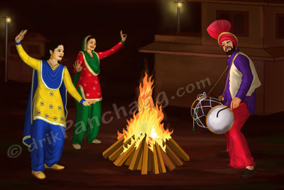 Lohri Celebrations with Bonfire